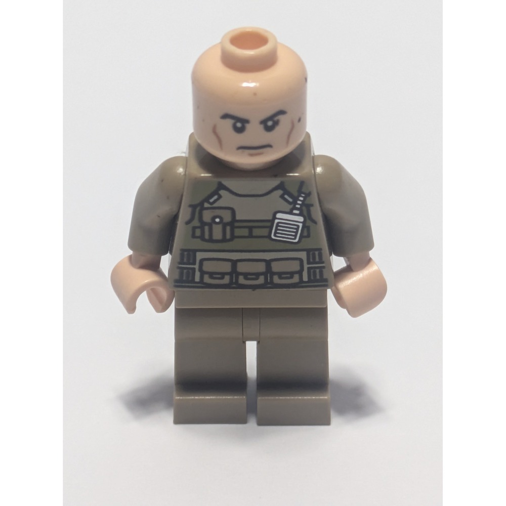 LEGO DC Man of Steel Colonel Hardy Minifigure Military Uniform Figure Only